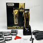 Original Wahi 5 Star 8148 Gold Magic Clip Gold Limited Edition Professional Cord/Cordless Hair Clipper with Charging Base