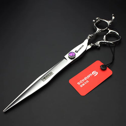 Japanese Hairdressing Scissors 8 Inch Professional Barber Scissors Hairdresser Set 440C Scissors Hair Cutting Scissors