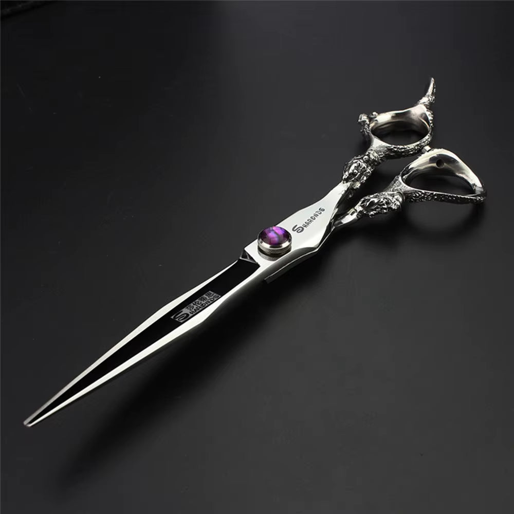 Japanese Hairdressing Scissors 8 Inch Professional Barber Scissors Hairdresser Set 440C Scissors Hair Cutting Scissors