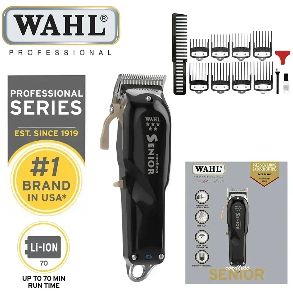 Professional  Magic Clip Senior Cordless Hair Clipper&Hair Trimmer&Vanish Shaver Haircut Kit for Barbers and Stylists