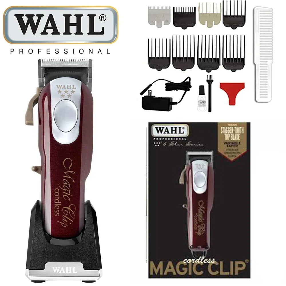 Professional  Magic Clip Senior Cordless Hair Clipper&Hair Trimmer&Vanish Shaver Haircut Kit for Barbers and Stylists